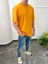 Düz Kesim Basic Turuncu Tshirt 1