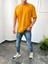 Düz Kesim Basic Turuncu Tshirt 2