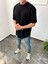 Oval Kesim Basic Siyah Tshirt 2