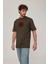6879 Baskılı Haki Tshirt 2