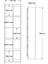 Balcony Geniş Kitaplık 10 Raflı 180CM Beyaz By1-W 5
