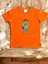 Cool Gitarlı Ayıcık Baskılı Turuncu Renk Kız Erkek Çocuk Kısa Kollu Pamuklu Penye Kumaş T-Shirt 4