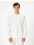 5WAM70084MK Koton Erkek Sweat Beyaz 1