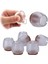 Sandalye Pabucu 4 Adet Şeffaf, Masa Sandalye Zemin Koruyucu Şeffaf Slikon Pabuç 21 mm - 25 mm 4