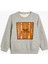 Sweatshirt Basketbol Baskı Detaylı Uzun Kollu Bisiklet Yaka 1