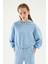 Kız Çocuk Mavi Sweatshirt 22PFWTJ4403 2