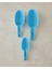 Poul Plastik 3'lü Ölçü Kaşığı 22X7,8X5 cm Turkuaz 2