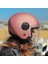 Classy Mat Gold Pembe Kask Şeffaf Cam 5