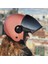Classy Mat Gold Pembe Kask Gri Cam 4