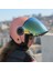 Classy Mat Gold Pembe Kask Sarı Cam 2