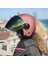 Classy Mat Gold Pembe Kask Sarı Cam 4