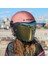 Classy Mat Gold Pembe Kask Sarı Cam 5
