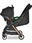 Loret Otomatik Katlanan Kabin Boy Ikiz & Travel Set Bebek Arabası - Black 2
