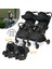 Loret Otomatik Katlanan Kabin Boy Ikiz & Travel Set Bebek Arabası - Black 5