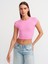 Pamuk ve Modal Karışımlı Crop Top 1