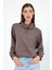 Kadın Norah Vizon Yakası Detaylı Regular Fit Sweatshirt 1