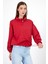 Kadın Norah Vişne Yakası Detaylı Regular Fit Sweatshirt 2