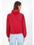 Kadın Norah Vişne Yakası Detaylı Regular Fit Sweatshirt 4