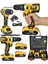 Tekno Trust 58 Volt Darbeli Çelik Madren Extra 35 Parça Usta Setli Şarjlı Akülü Vidalama Matkap 6.0 Ah ve Üstü 1