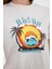 Kadın Aloha Taş Baskılı Bisiklet Yaka T-Shirt 3