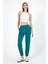 Kadın Paçası Lastikli Orman Regular Fit Basic Eşofman Altı 1