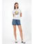 Kadın Alishia Dark Blue Regular Fit Jean Etek 1