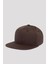 Basic Street Snapback Hiphop Cap Kahve Şapka 1