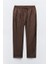 Kahverengi Ayarlanabilir Bel Rahat Kesim Pantolon MG2161 3