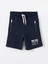 Beli Lastikli Baskılı Erkek Çocuk Şort 1