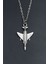 F4 Phantom Uçak Gümüş Kaplama Unisex Düz Zincir Kolye kod 865 2