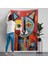 Pablo Picasso Tarzı - Soyut Renkli Kedi Duvar ÖRTÜSÜ-7372 3