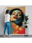 Pop Art Tarzda Güzel Kadın Duvar ÖRTÜSÜ-7709 3