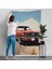 Kırmızı Mustang Duvar ÖRTÜSÜ-7971 3