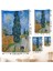 Vincent Van Gogh - Selvili ve Yıldızlı Yol Duvar Örtüsü - Road With Cypress And STAR-7443 4