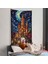 Modern Peri Masalı Kanaviçe Vitray Kale Duvar ÖRTÜSÜ-7983 2