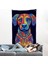 Mandala Renkli Köpek Duvar ÖRTÜSÜ-7545 1