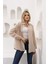 Kadın Düz Renk Keten Rahat Kesim Oversize Uzun Basic Gömlek 3
