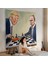 Donald Trump - Vladimir Putin Santranç Oynarken Duvar ÖRTÜSÜ-8316 2