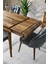 Vakar Mutfak Masa Takımı 4 Sandalyeli 140X80 2