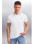 Xander Erkek Beyaz Polo Yaka T-Shirt 4