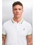 Xander Erkek Beyaz Polo Yaka T-Shirt 5