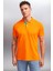 Mathew Erkek Turuncu Polo Yaka T-Shirt 3