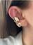 Iri Halka Altın Kaplama Kadın Earcuff Kıkırdak Küpe 3