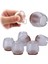 Sandalye Pabucu 8 Adet Şeffaf, Masa Sandalye Zemin Koruyucu Şeffaf Slikon Pabuç 25 mm - 32 mm 3