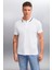 Rhodes Erkek Beyaz Polo Yaka T-Shirt 1