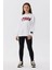 Kız Çocuk Beyaz Sweatshirt 1