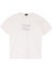 Bisiklet Yaka Nakışlı Kırık Beyaz Kadın T-Shirt F4WL-TST0371 1