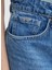 Yüksek Bel Normal Mavi Kadın Denim Şort PL801111MP1 3