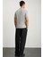 Vernon Erkek Soluk Efektli Gri Polo Yaka T-Shirt 5