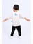 Isteks 'sinyor Dino'' Baskılı 2'li Takım Tshirt ve Eşofman Krem Rengi 1-5yaş 4